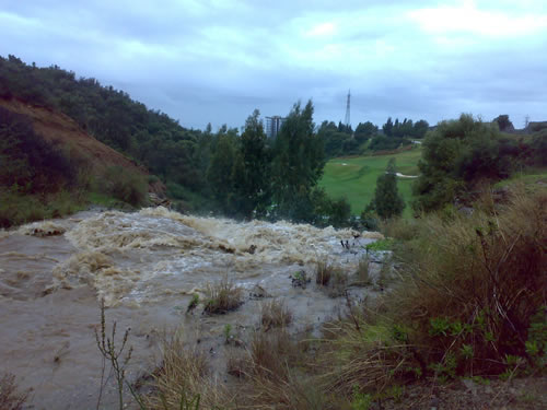Marbella Golf Club - Enormeus rainfall February 2010