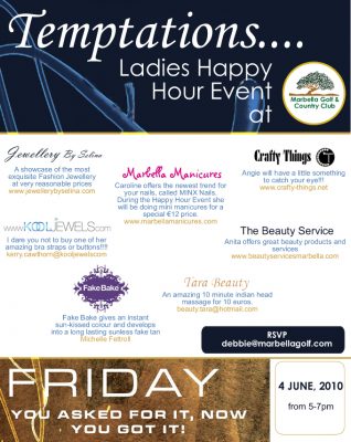 Ladies Event at Marbella Golf Spain