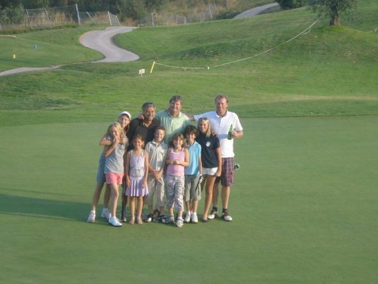 Parent and child golf marbella in spain