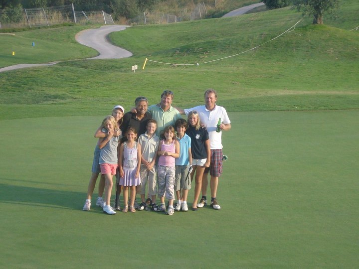Parent and child golf marbella in spain
