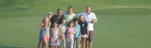 Parent and child golf marbella in spain
