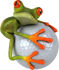 Marbella Golf Frog in Spain
